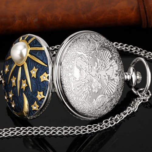 Scrying Mirror Natural Black Obsidian Mirror for Divination Pearl Sun Moon Design