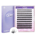 GAQQI Lash Clusters, Eyelash Clusters 120PCS C Curl Individual Lashes, Wispy Cluster Eyelash Extension 10-16mm Mixed Length, Natural Looking Cluster Lashes £¨GQ03, C Curl, 10-16mm)
