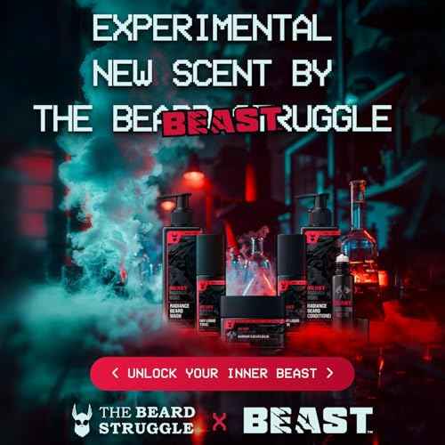 Beard Struggle Ragnarok Rising Eddie Hall Beast Line - Signature Beard Care Kit - Includes Balm, Wash, Conditioner, Night & Day Oil