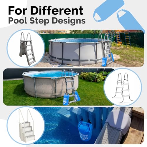 Pool Ladder Weights 2-Pack | 10L Sand Bags for Above Ground Pools