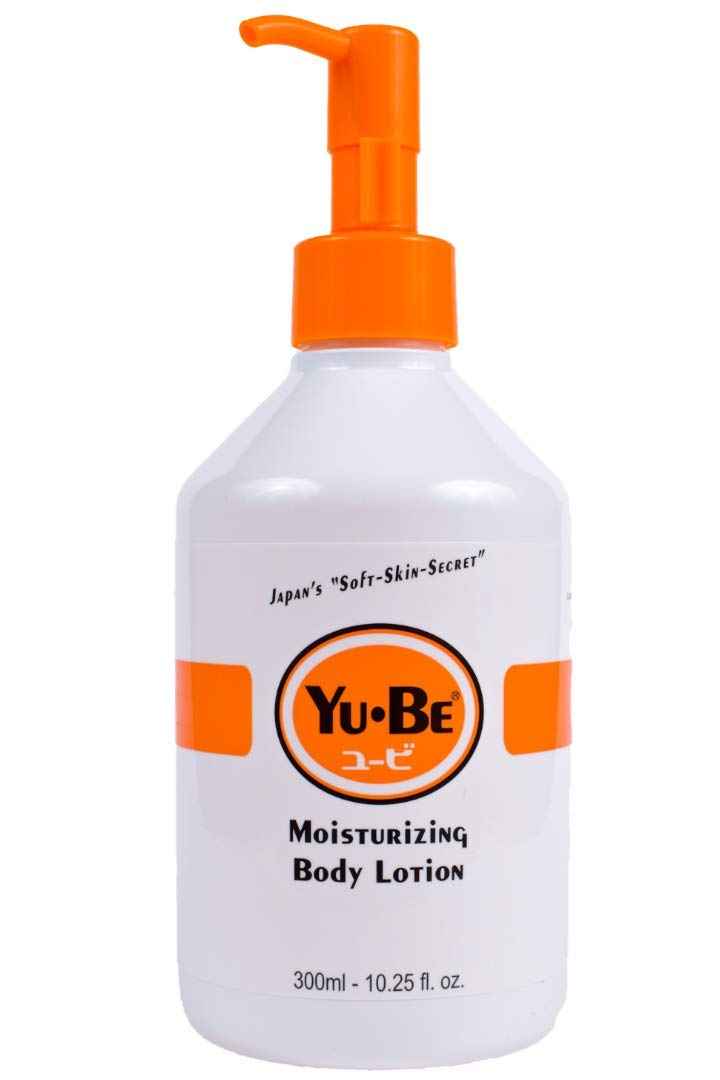Yu-Be Hand & Body Lotion Deeply Hydrating Moisturizer Pump Bottle for Extra-Dry Skin - Day & Night Daily Moisturizing Skin Cream | Good For Cracked Heels I Non-Greasy - 10.25 Fl. Oz.