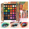 36 Colors Makeup Eyeshadow Palette, Colorful Matte Glitter Eyeshadow Makeup Palette, Professional Waterproof Shimmer Eyeshadow Palette, Highly Pigmented Powder Eyeshadow Makeup Set(A)