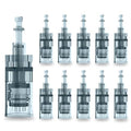 SAMSUWVA 10PCS Microneedling Pen Cartridges for Dr Pen M8 M7S - 16 Pin Home Use