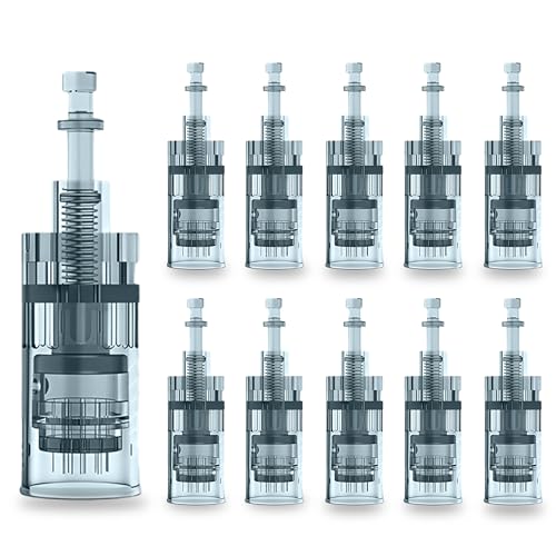 SAMSUWVA 10PCS Microneedling Pen Cartridges for Dr Pen M8 M7S - 16 Pin Home Use