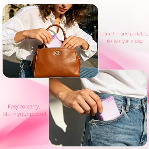 Oil Blotting Paper for Face, 500 Sheets + Mirror & Puff