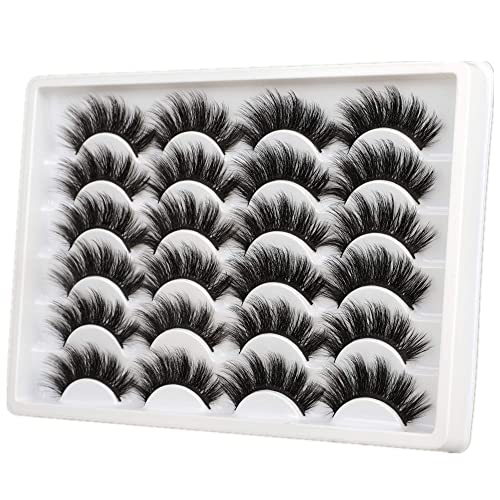 ALICE Fluffy Volume 20MM Faux Mink Eyelashes - 12 Pairs