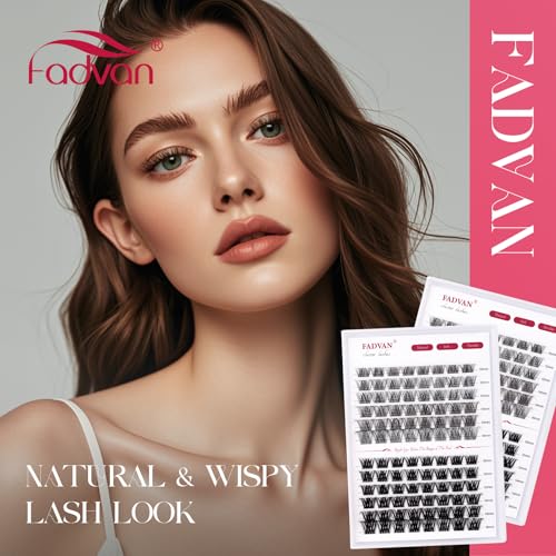 Eyelash Clusters 10-16mm Mixed FADVAN 0.07mm D-Curl Lash Extensions