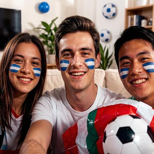 3-in-1 Patriotic Face Paint Stick for Soccer & Sports Fans