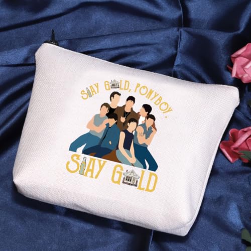 POFULL 80s Movie Inspired Gift Ponyboy TV Show Fans Cosmetic Bag