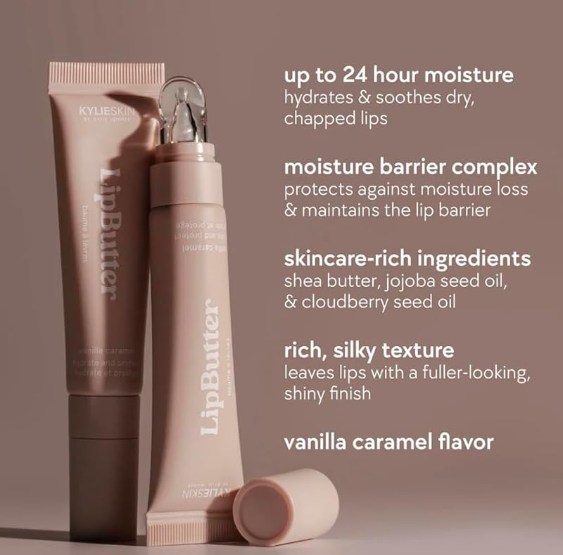 Lip Butter Balm with Vanilla Caramel - Moisturizing Lip Care