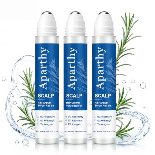 Hair Growth Serum Roll-On with Rosemary & Menthol – 3PCS