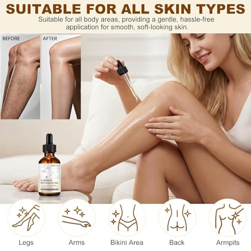 Cyperus Rotundus Oil for Hair Removal & Skin Nourishment - 2 fl oz