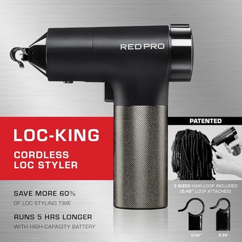 RED Pro Cordless Auto Loc Styler with 3 Loop Sizes