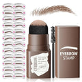 Eyebrow Stamp Kit with 24 Stencils & Powder - Waterproof