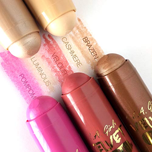 L.A. Girl Velvet Contour Stick My Bae GCS589 (Pack of 3)