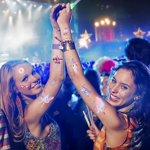 Singer Temporary Tattoo Stickers - 6 Sheets 240+ Designs
