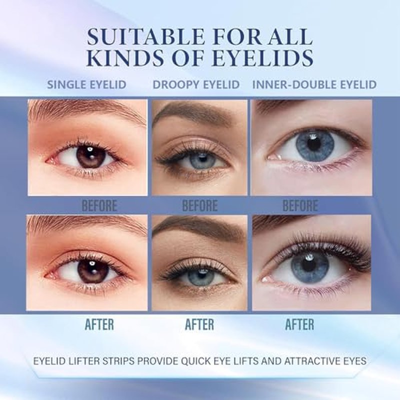 Eyelid Lift Tapes - 780pcs Waterproof Strips for Sagging Eyes