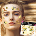 Bee Glitter Face Stickers - Self-Adhesive Temporary Tattoos