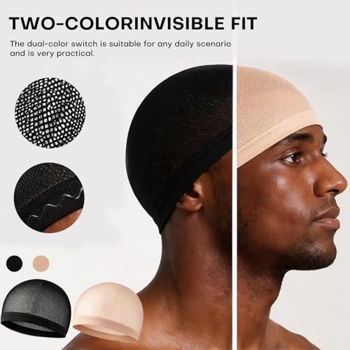 Stretchy Nylon Skull Cap for 360 Waves - 5/10 Pack