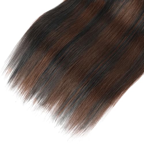P1B30 Ombre Straight Human Hair Bundle 24 Inch Brazilian Virgin