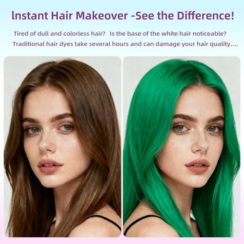 Green Temporary Hair Spray for St. Patrick's Day & Festivals