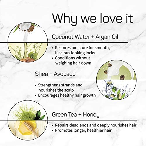 SpaLife Korean Deep Conditioning Hair Mask Packets | Repairing, Nourishing & Hydrating Hair Mask for Dry Hair | Argan Oil, Coconut, Shea Butter, Avocado, Honey & Green Tea | Damaged Repair | 9 Pack