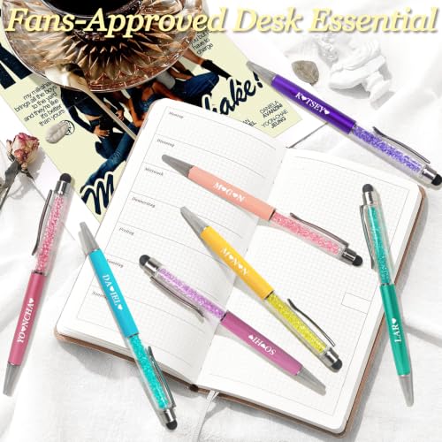 Katseye K-Pop Ballpoint Pens Set - 7-Piece Fan Collection with Stylus