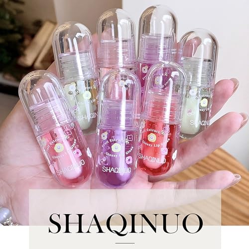 Hydrating Lip Oil Set, 3-Piece Fruit Flavors for Kids