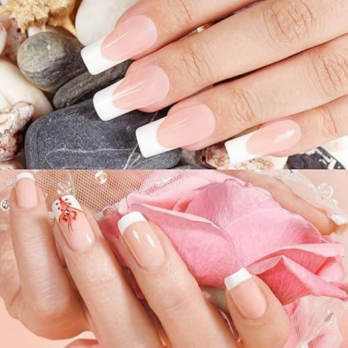 2-in-1 White Nail Whitening Pencil Set with Sharpener & Cuticle Pusher, 2 Pack