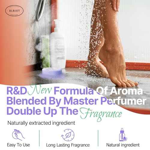 Shower Steamers Aromatherapy BLRIET 8 Pack Gifts for Women Stocking Stuffers Birthday Christmas White Elephant Gifts for Adults Her Mom Him Home Spa Gym Natural Essential Oil Travel Essentials