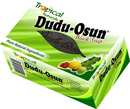 Dudu Osun Organic African Black Soap 150g - Natural Face & Body Wash for Acne, Eczema, Scar & Dandruff Relief