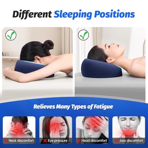 Ergonomic Face Down Pillow for Eye Surgery Recovery & Massage Headrest