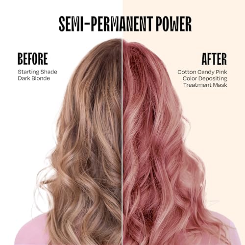 Overtone Semi-Permanent Hair Color Conditioner Cotton Candy Pink 8oz