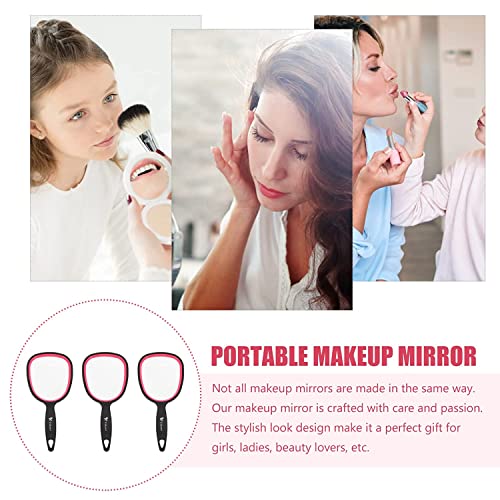 Handheld Mirror with Handle – Portable Makeup & Travel Mirror