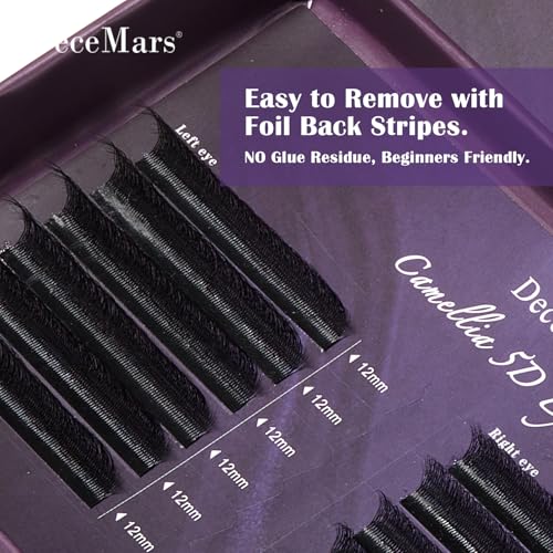 DeceMars 5D Camellia Eyelash Extensions 8-13mm Mix C Curl