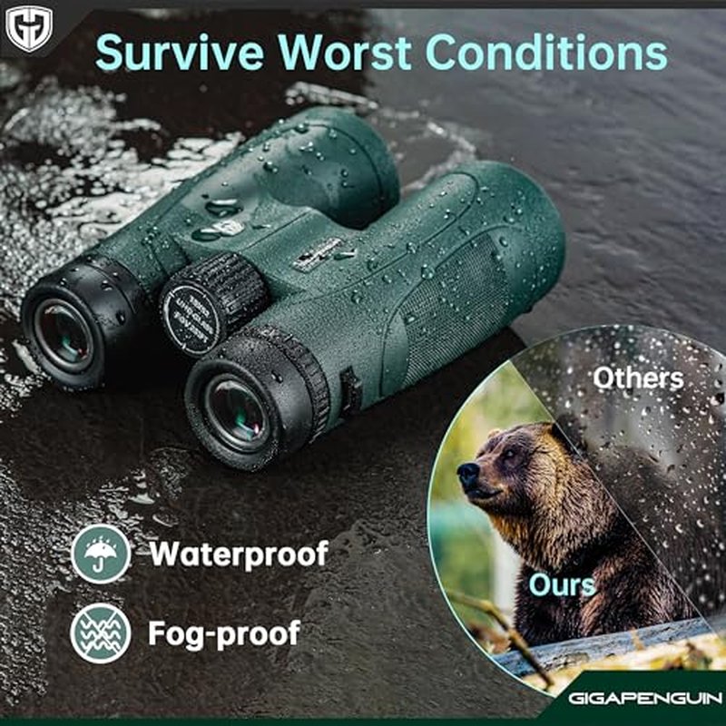 15x52 HD Binoculars for Adults with Phone Adapter