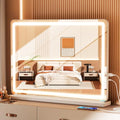 Sweetcrispy 22"x32" LED Vanity Mirror with Smart Memory & USB