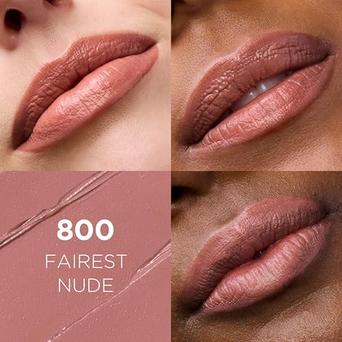 L'Oreal Paris Colour Riche Original Creamy, Hydrating Satin Lipstick with Argan Oil and Vitamin E, Fairest Nude, 1 Count
