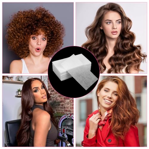 Hair Perm End Papers - 88 Disposable Curling Papers for Salon & Home Use