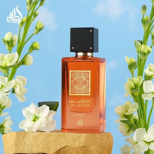 Lattafa Ana Abiyedh Coral Unisex Eau de Parfum, 2.0 oz