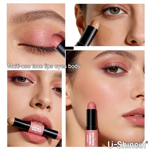 2-in-1 Contour & Blush Stick - Creamy Matte Formula