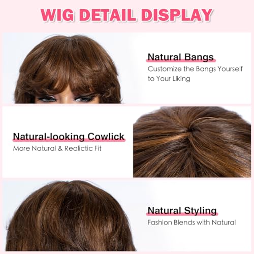 Rebecca Fashion Brazilian Remy Short Bob Wig with Bangs