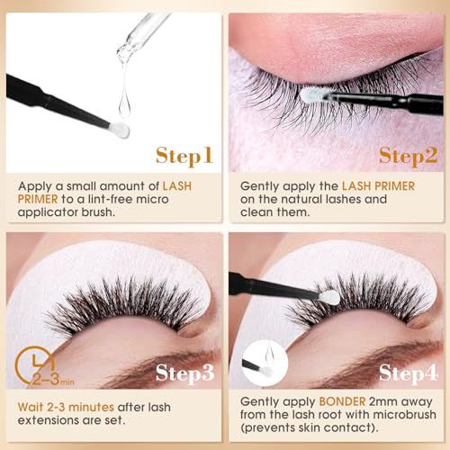 Lash Bonder & Primer Kit for Eyelash Extensions
