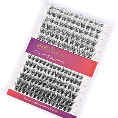 Lash Clusters DIY Eyelash Extensions 156PCS D Curl 10-16mm