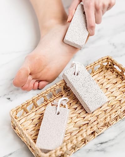 Foot Exfoliator Smoothing Stone for Calluses & Cracked Heels (3 Pack)