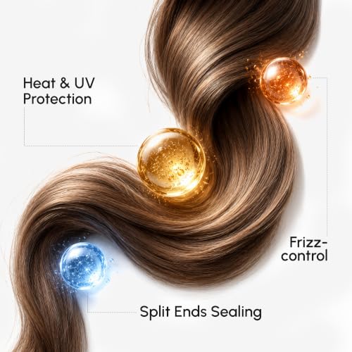 MAREE Hair Serum for Frizzy Hair - Keratin & Argan Oil Treatment