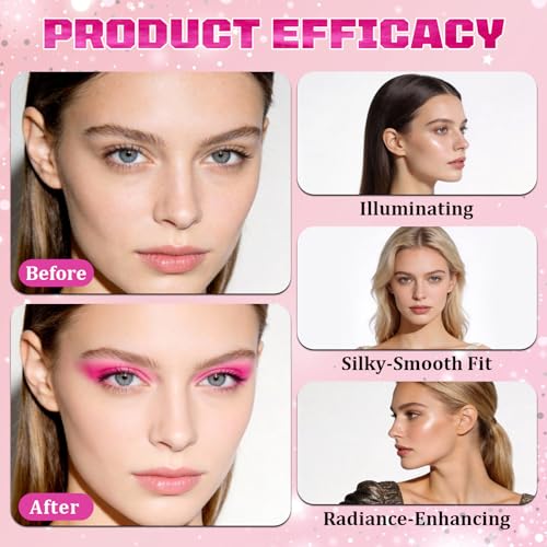 Multifunctional Eye & Cheek Palette with Blush Brush – Long-Lasting Makeup Set