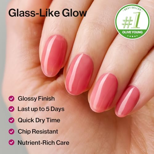 ohora Grape 2-in-1 Sheer Nail Polish & Strengthener – Glossy, Nail Care