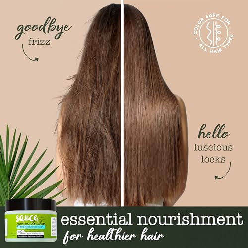 SAUCE Guacamole Whip Deep Conditioning Hair Mask 12oz