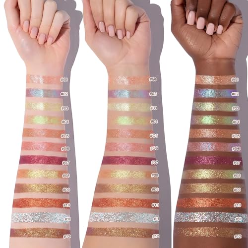 Duochrome Multichrome Glitter Eyeshadow - Holographic Purple